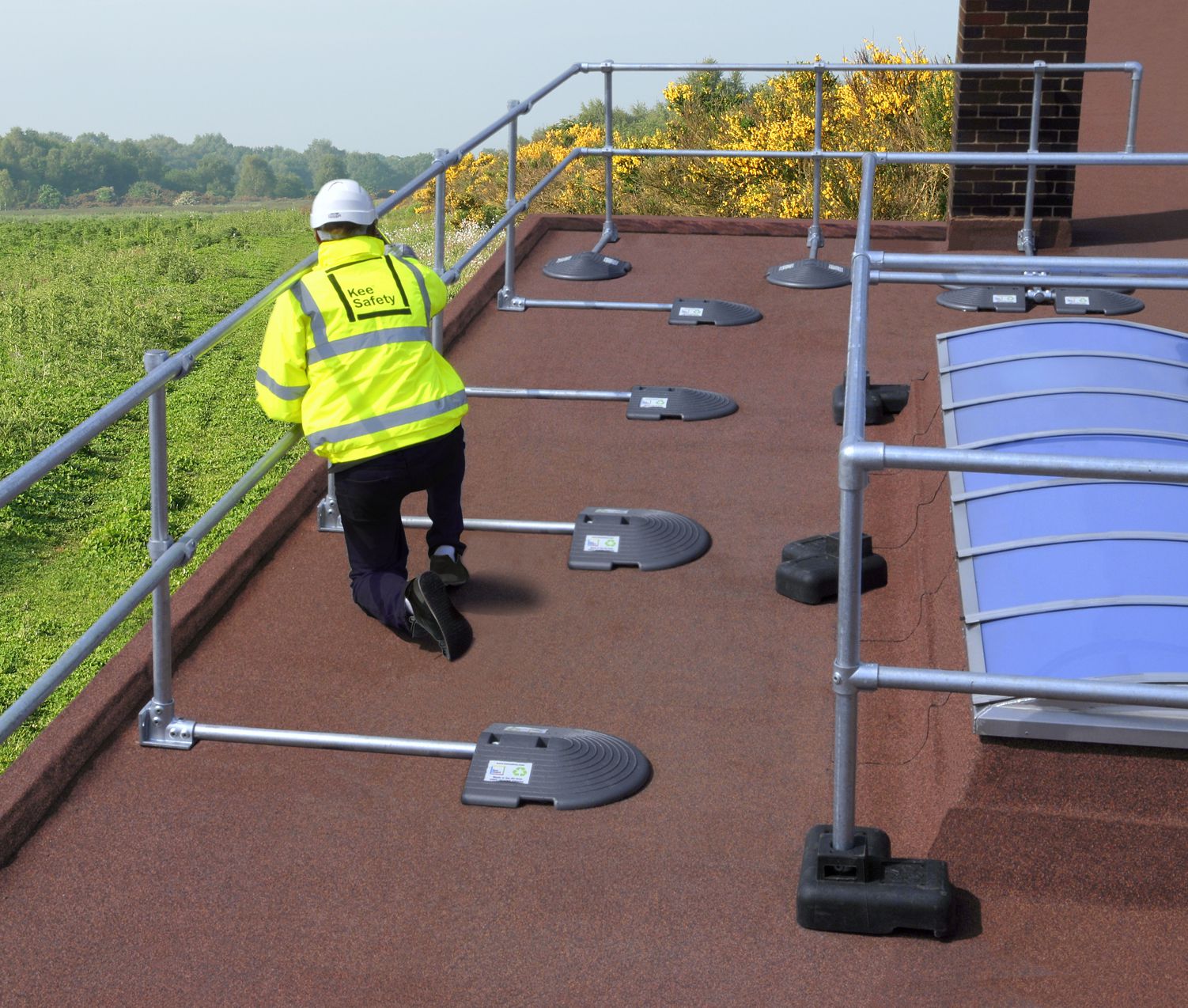 Roof Edge Railings Rooftop Safety Equipment Roof Top Safety
